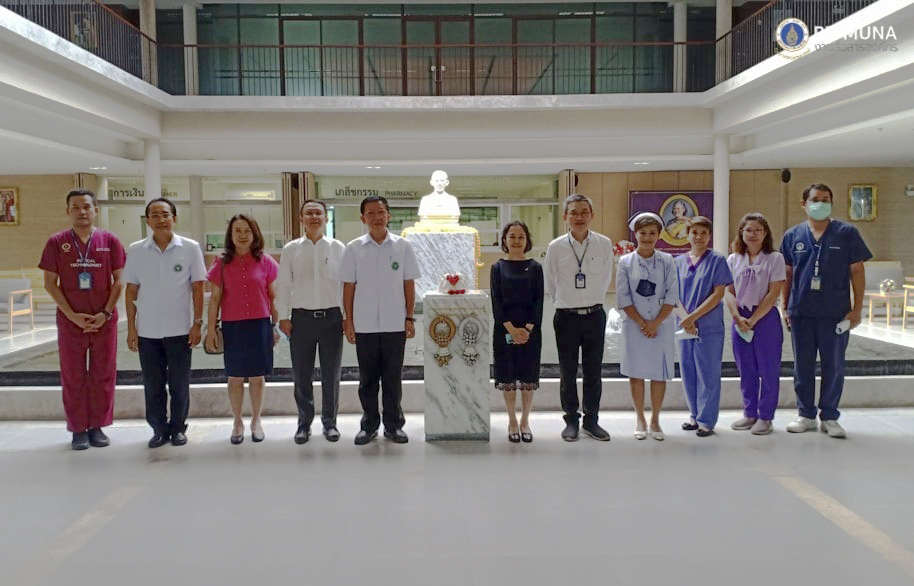 ทีมบริหารศูนย์การแพทย์ฯ ร่วมต้อนรับผู้ตรวจราชการกระทรวงสาธารณสุขภาพเขตที่ ๓