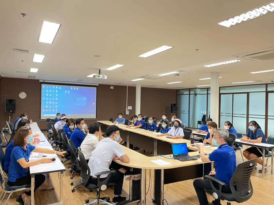 ประชุมเพื่อเตรียมความพร้อมเปิดให้บริการผู้ป่วยใน