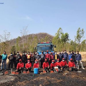 อบรมเชิงปฏิบัติการ การควบคุมไฟป่า ประจำปี 2564