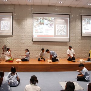 มหิดลนครสวรรค์จัดอบรมการช่วยชีวิตขั้นพื้นฐาน ประจำปี 2567